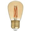 Zlatá stmívatelná LED žárovka Teardrop E27 2W