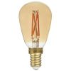 Zlatá stmívatelná LED žárovka Teardrop E14 2W