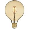 Zlatá stmívatelná LED žárovka Globe E27 2W