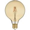 Zlatá stmívatelná LED žárovka Globe E27 2W
