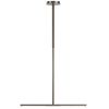 Stříbrné kovové závěsné LED světlo Omni 74 cm
