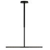 Černé kovové závěsné LED světlo Omni 74 cm