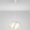 Bílé závěsné světlo Nova Luce Bora 45 cm