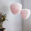 Světle růžové závěsné stínidlo Eos Evia z pravých husích per 40 cm -fv-interier-25