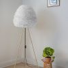Světle růžové závěsné stínidlo Eos Evia z pravých husích per 55 cm -fv-interier-25