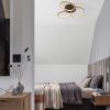 Černo-zlaté kovové stropní LED světlo Nova Luce Elize 55 cm -fv-interier-25