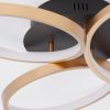 Černo-zlaté kovové stropní LED světlo Nova Luce Elize 55 cm -fv-interier-25