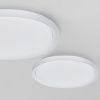 Bílé kovové stropní LED světlo Nova Luce Troy 56 cm