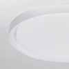 Bílé kovové stropní LED světlo Nova Luce Troy 56 cm