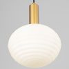 Bílo-zlaté skleněné závěsné světlo Nova Luce Allen 24 cm -fv-interier-25