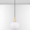 Bílo-zlaté skleněné závěsné světlo Nova Luce Allen 32 cm -fv-interier-25