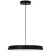 Černé kovové závěsné LED světlo Nova Luce Vetro 50 cm