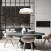 Černé kovové závěsné LED světlo Nova Luce Alba 42 cm -fv-interier-25