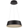 Černé kovové závěsné LED světlo Nova Luce Alba 42 cm