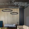 Černé kovové závěsné LED světlo Nova Luce Motif 60 cm -fv-interier-25