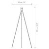 Zlatá kovová podstava ke stínidlům UMAGE Tripod 109 cm