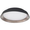 Černé kovové stropní LED světlo Nova Luce Vela 45 cm