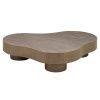 Set dvou bronzových dubových konferenčních stolků Richmond Bogor 142,4x103/60 cm