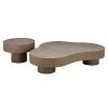 Set dubových konferenčních stolků Bogor 142,4x103/60 cm
