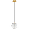Skleněné závěsné LED světlo Nova Luce Gi 22 cm