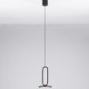 Černé závěsné LED světlo Nova Luce Gea 13 cm -fv-interier-25