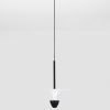 Černobílé kovové závěsné LED světlo Nova Luce Luet 26 cm -fv-interier-25