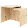 Set dvou dřevěných odkládacích stolků Karup Design Combine