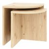 Set dvou dřevěných odkládacích stolků Karup Design Combine