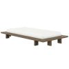Hnědá dřevěná postel Karup Design Japan 90 x 200 cm