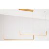 Zlaté kovové závěsné LED světlo Nova Luce Strita 150 cm -fv-interier-25