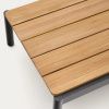 Dřevěný zahradní konferenční stolek Kave Home Sorells 91 x 52,4 cm s šedou podnoží -fv-interier-25