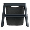 Šedá dřevěná stolička Step It Up 48 cm