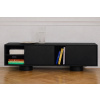Černý TV stolek Taro 160 x 42 cm -fv-interier-25