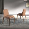 Hnědá koženková jídelní židle Angel Cerdá No. 4135 -fv-interier-25