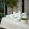 Bílý porcelánový dezertní talíř Eau 20 cm -fv-interier-25