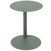 Zelený kovový odkládací stolek J-line Ferra 40 cm