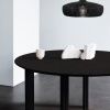 Černý dubový jídelní stůl Comfort Circle 120 cm -fv-interier-25