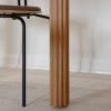 Černý dubový jídelní stůl Comfort Circle 120 cm -fv-interier-25