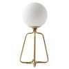 Bílá skleněná stolní lampa Angel Cerdá No. 8049