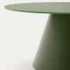 Matně zelený skleněný kulatý konferenční stolek Kave Home Wilshire 80 cm -fv-interier-25
