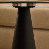 Matně černý skleněný kulatý odkládací stolek Kave Home Wilshire 35 cm -fv-interier-25