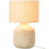 Béžová kameninová stolní lampa J-line Zia