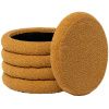Žlutý bouclé taburet Somcasa Harry 40 cm