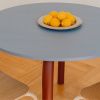 Modro-červený dřevěný jídelní stůl Meko 100 cm -fv-interier-25