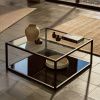 Černý kovový konferenční stolek Kave Home Blackhill 80 x 80 cm se skleněnou deskou -fv-interier-25