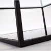 Černý kovový konferenční stolek Kave Home Blackhill 80 x 80 cm se skleněnou deskou -fv-interier-25
