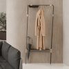 Černý kovový nástěnný věšák Lean On Me 182 cm -fv-interier-25