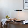 Černo-zlatá kovová stolní nabíjecí LED lampa Asteria -fv-interier-25