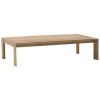 Dřevěný zahradní konferenční stolek Kave Home Ambra 140 x 82,5 cm