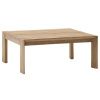 Dřevěný zahradní konferenční stolek Kave Home Ambra 82,5 x 82,5 cm